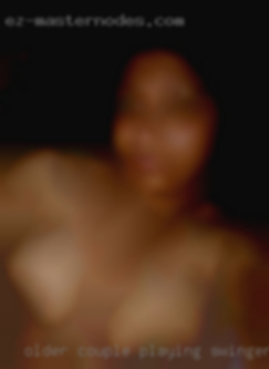 Older couple playing swingers sex scenc.